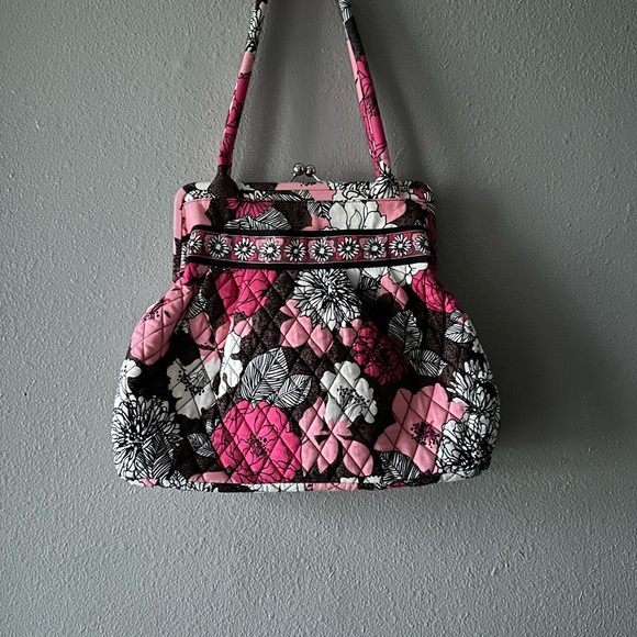 Vera Bradley mocha rouge quilted bag - Picture 2 of 8